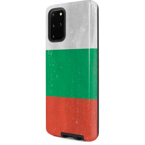 Bulgarian Flag Distressed Galaxy S20 Plus Pro Case